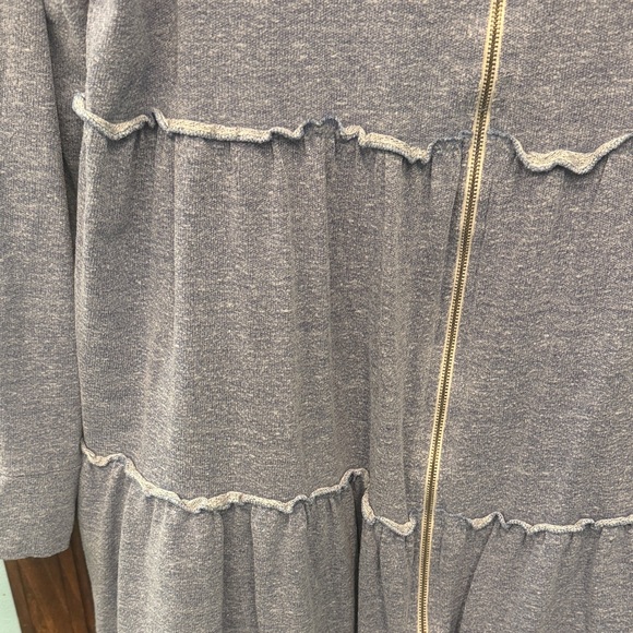 Universal Thread Gray Hooded Jacket - Picture 3 of 4